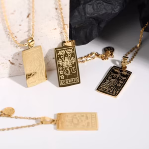 Minimalistic Zodiac Tag Necklace